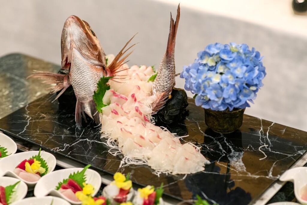 2023上半期報告会の料理